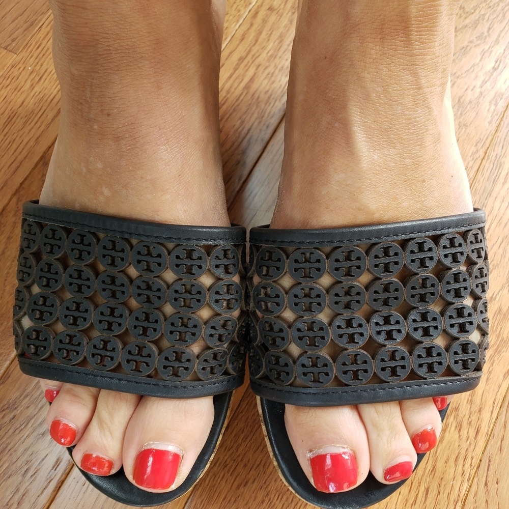 Used TORY BURCH Wedge Slip On 9
